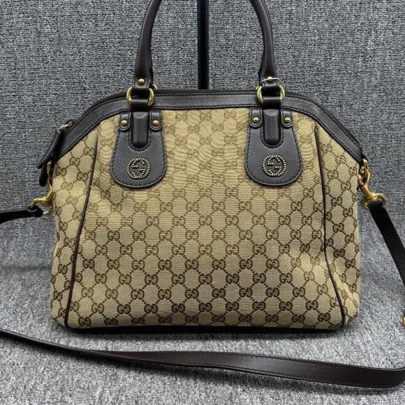Gucci Leather Satchel Bag 450-083125 - Picture 1 of 15